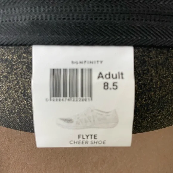 NFINITY Flyte Cheer Athletic Shoes Women 8.5 White BNWT. - Picture 2 of 2